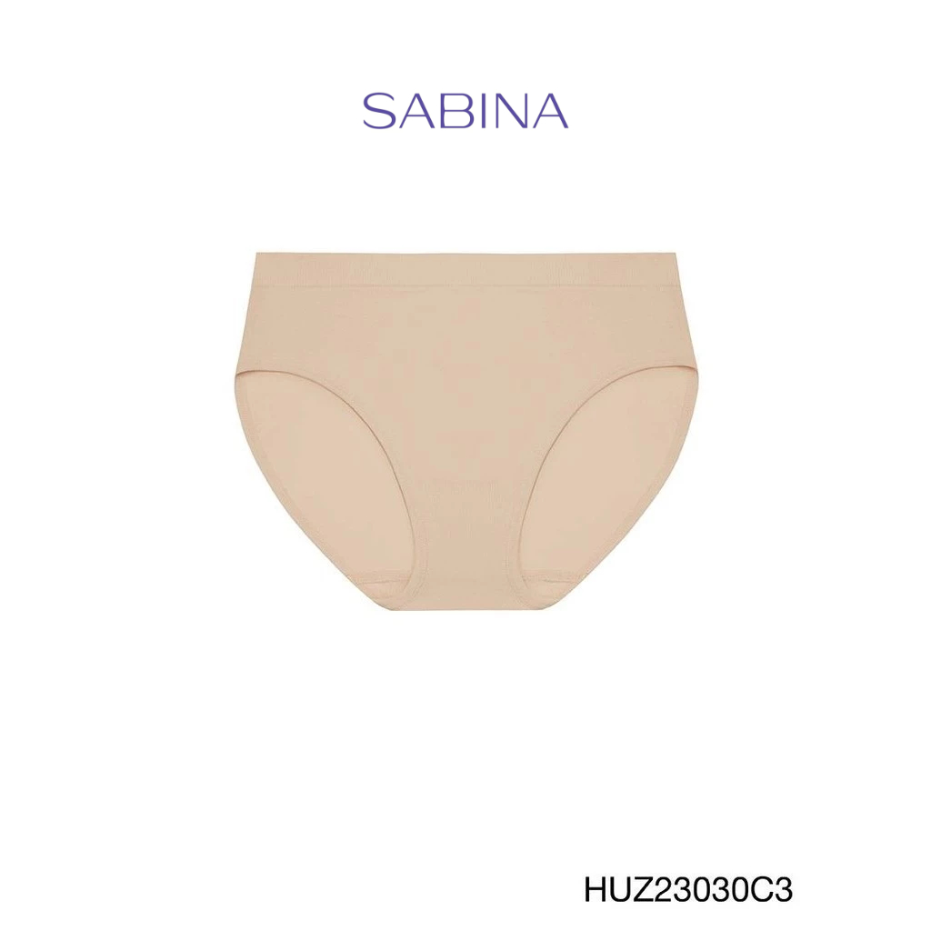 Sabina Habpy Panty กางเกงในทรงเอวสูงปานกลาง รหัส HUZ23030C3 - สีเนื้อเข้ม