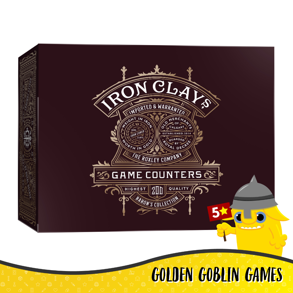 Iron Clays 200 - Premium gaming counter