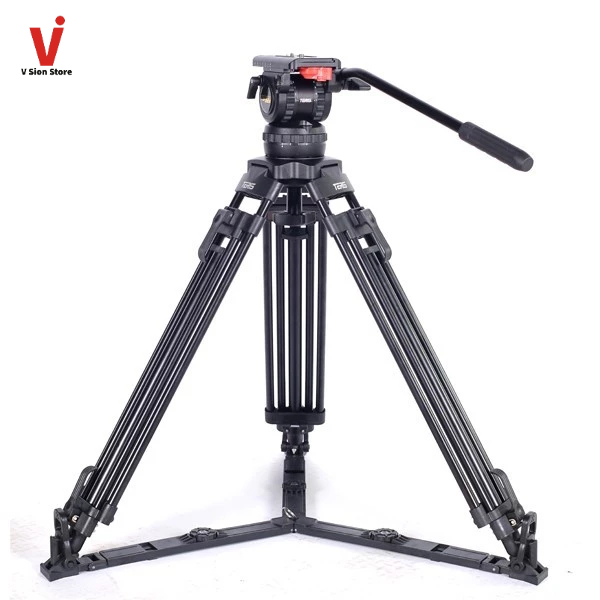 พร้อมส่ง TERIS TS100 Fluid Head & Tripod Kit ชุดหัวและขาตั้งกล้องวิดีโอ