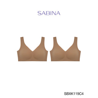 Sabina เสื้อชั้นใน (Set 2 ชิ้น) รุ่น Soft Collection รหัส SBXK119C4 สีเนื้อแทน