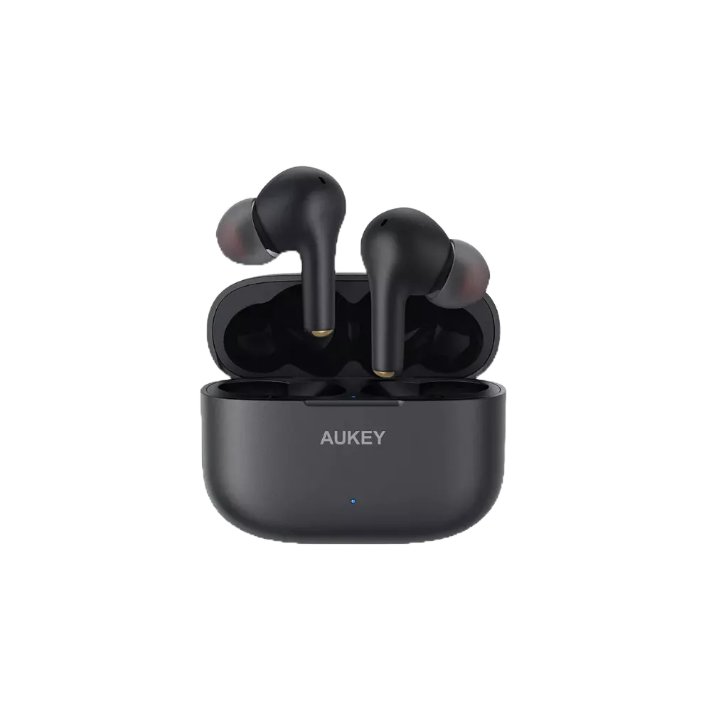 หูฟังไร้สาย AUKEY EP-T27 TRUEWIRELESS EARBUDS WITH APTX (CVC 8.0 NOISE REDUCTION) BLACK