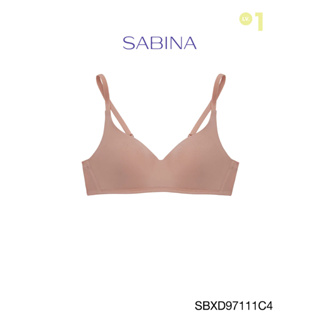 Sabina เสื้อชั้นใน Invisible Wire (ไม่มีโครง) รุ่น Perfect Bra รหัส SBXD97111C4 สีเนื้อแทน