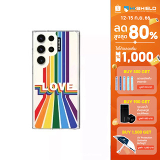 [S23ultra][S22ultra] HI-SHIELD Stylish เคสใสกันกระแทก Samsung S23ultra รุ่น Rainbow1