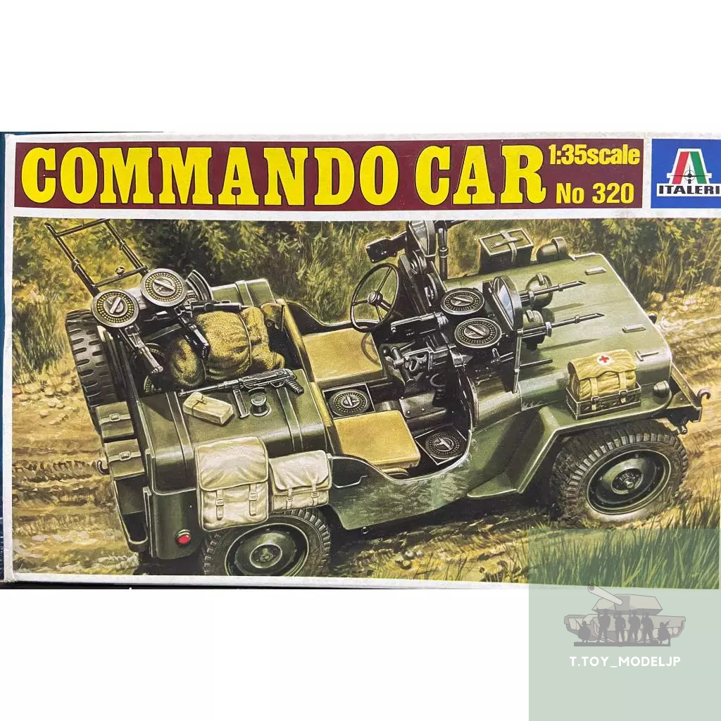 Italeri 1/35 Commando Car โมเดลรถจี๊ป โมเดลรถถังสงครามโลก