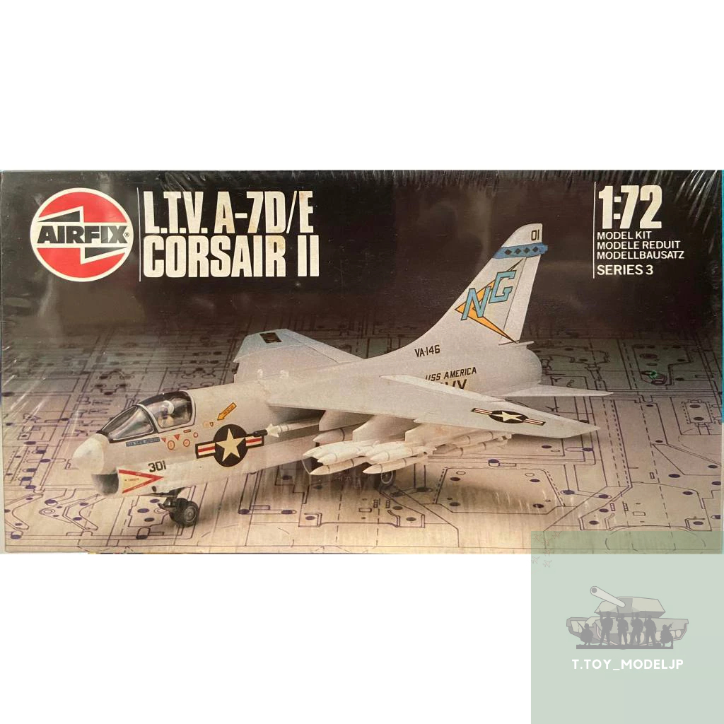 Airfix 1/72 L.T.V A-7D/E Corsair II โมเดลเครื่องบินรบ เครื่องบินรบสงครามโลก เครื่องบินประกอบ