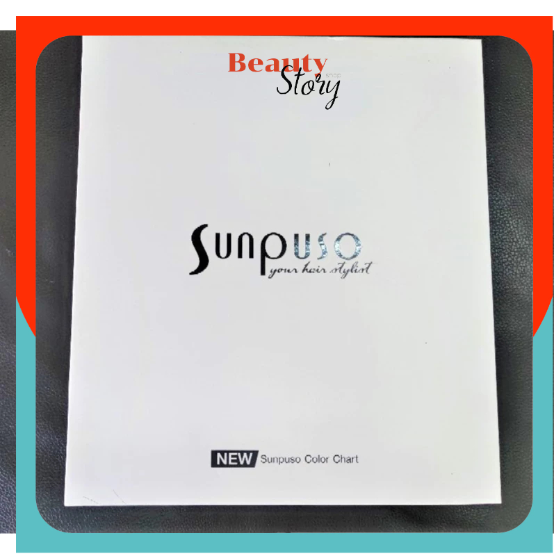เล่ม ชาร์ตสี ซันปุโซะ ชาร์ตใหญ่ สวย Sunpuso แบบสีผม แสดง สีผม ใช้ดูตอน ทำสี ย้อมผม ชาร์ทสีผม เล่มใหม่--เล่มใหญ่ สีขาว--