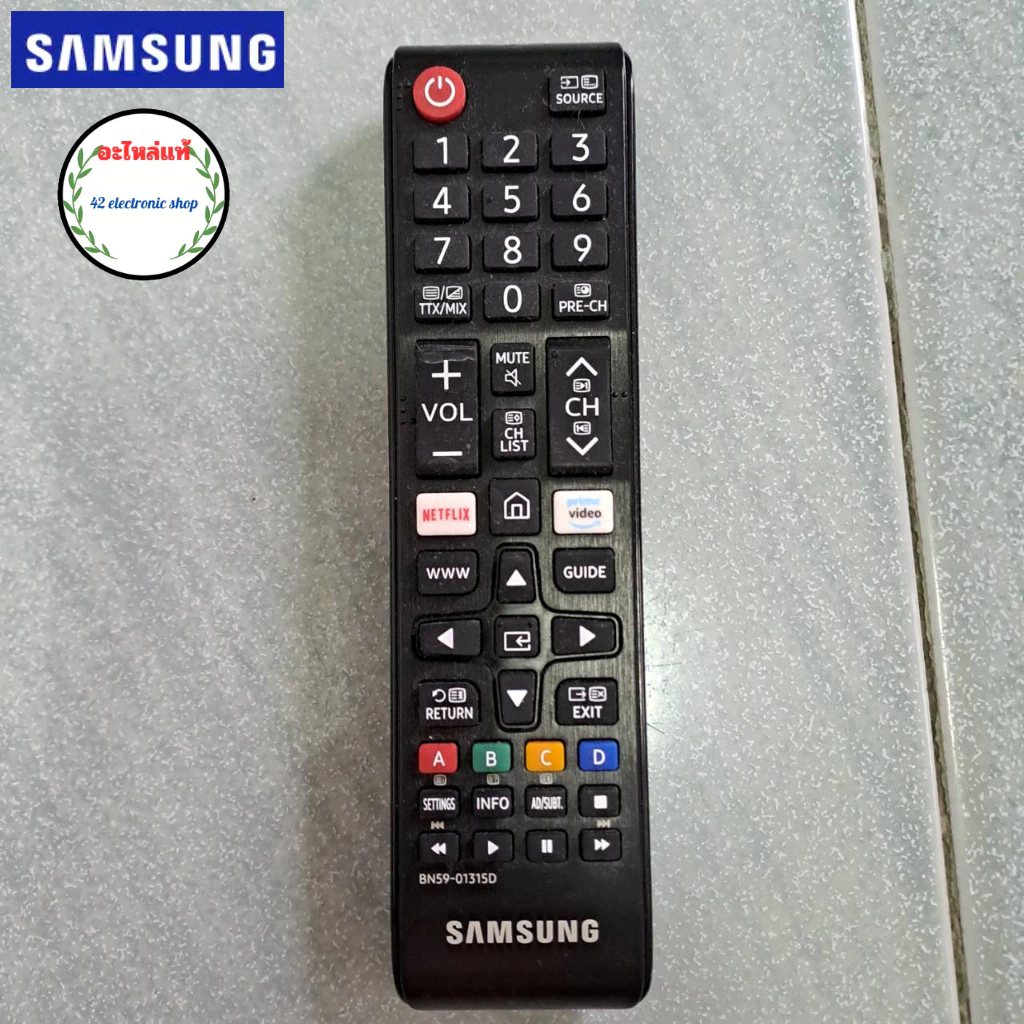 BN59-01315D REMOCON-TV;2019 TV,SAMSUNG ของแท้บริษัท