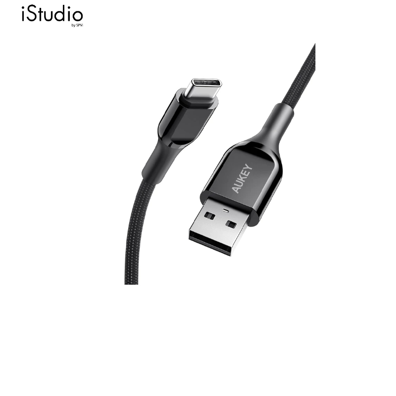 AUKEY (CB-CD44) USB A TO USB C 2.0 BRAIDED NYLON CABLE