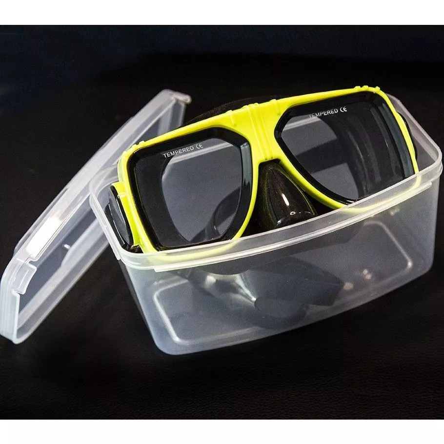 Box for mask, diving and snorkeling. Hard Plastic Mask Storage Boxกล่องสำหรับใส่หน้ากากดำน้ำ กล่องพลาสติกใส่หน้ากากดำน้ำ