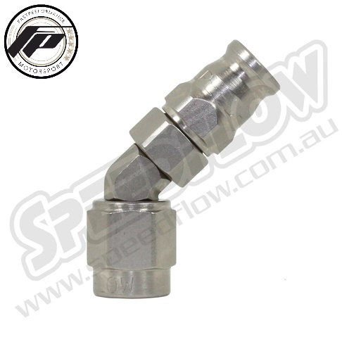 หัวฟิตติ้ง Speedflow Fittings an3,an4 งอ45องศา