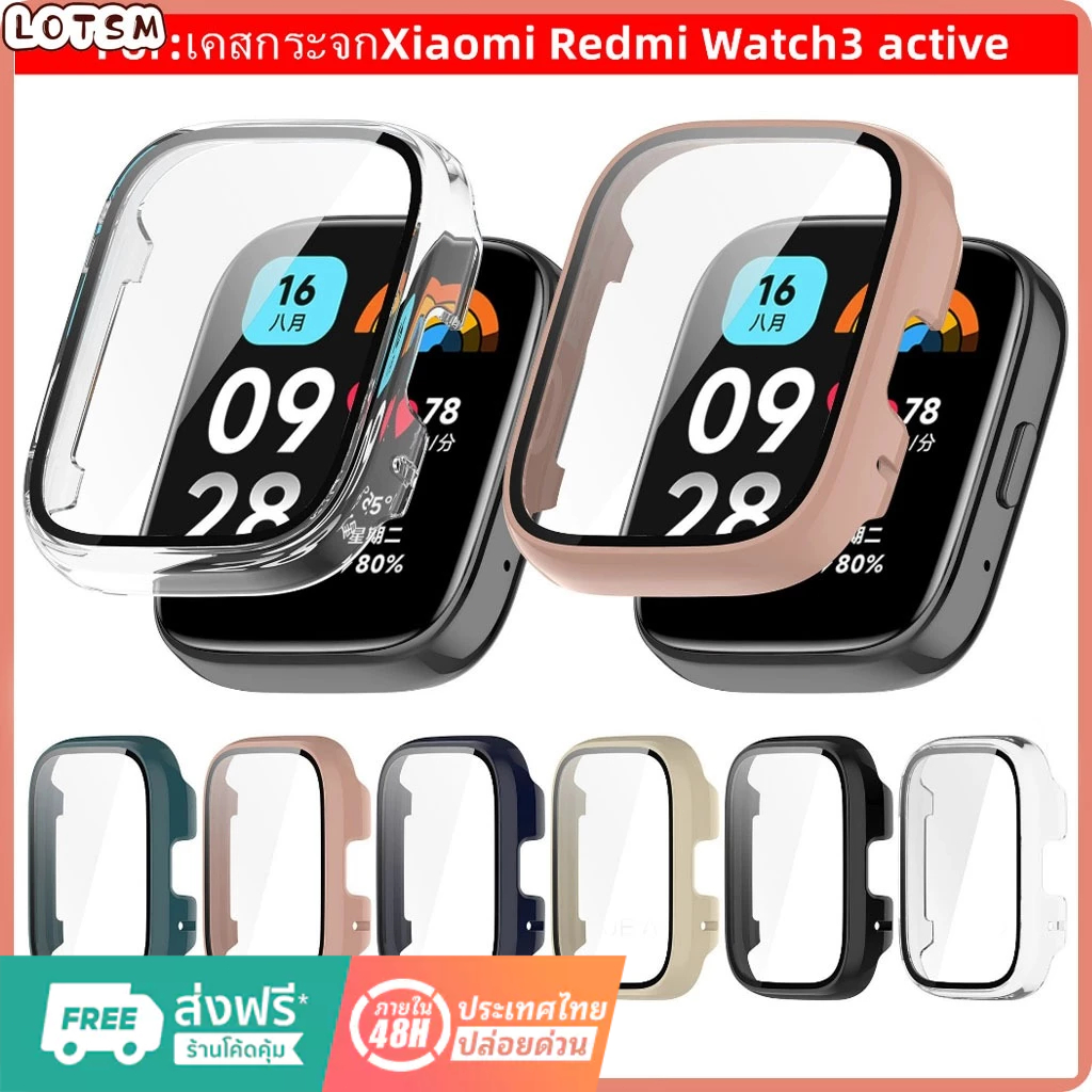 สําหรับ Xiaomi Mi Watch Lite Redmi Watch 2 3 ขอบแข็ง ป้องกันหน้าจอ กรอบกันชน Xiaomi Redmi watch 3 activeเ คสนาฬิกา
