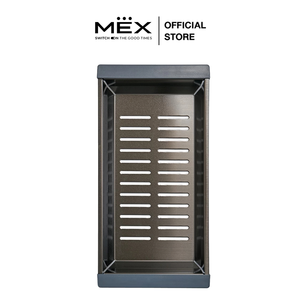 MEX ถาดสะเด็ดน้ำ รุ่น CL23GM ขนาด 20.9 x 41.8 ซม. สเตนเลส สตีล AISI 304