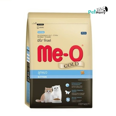 Meo Gold kitten อาหารลูกแมว 1.2กก. มีโอ โกลด์ ถูกมาก( ลูกแมว-  Me-O Gold Kitten .)