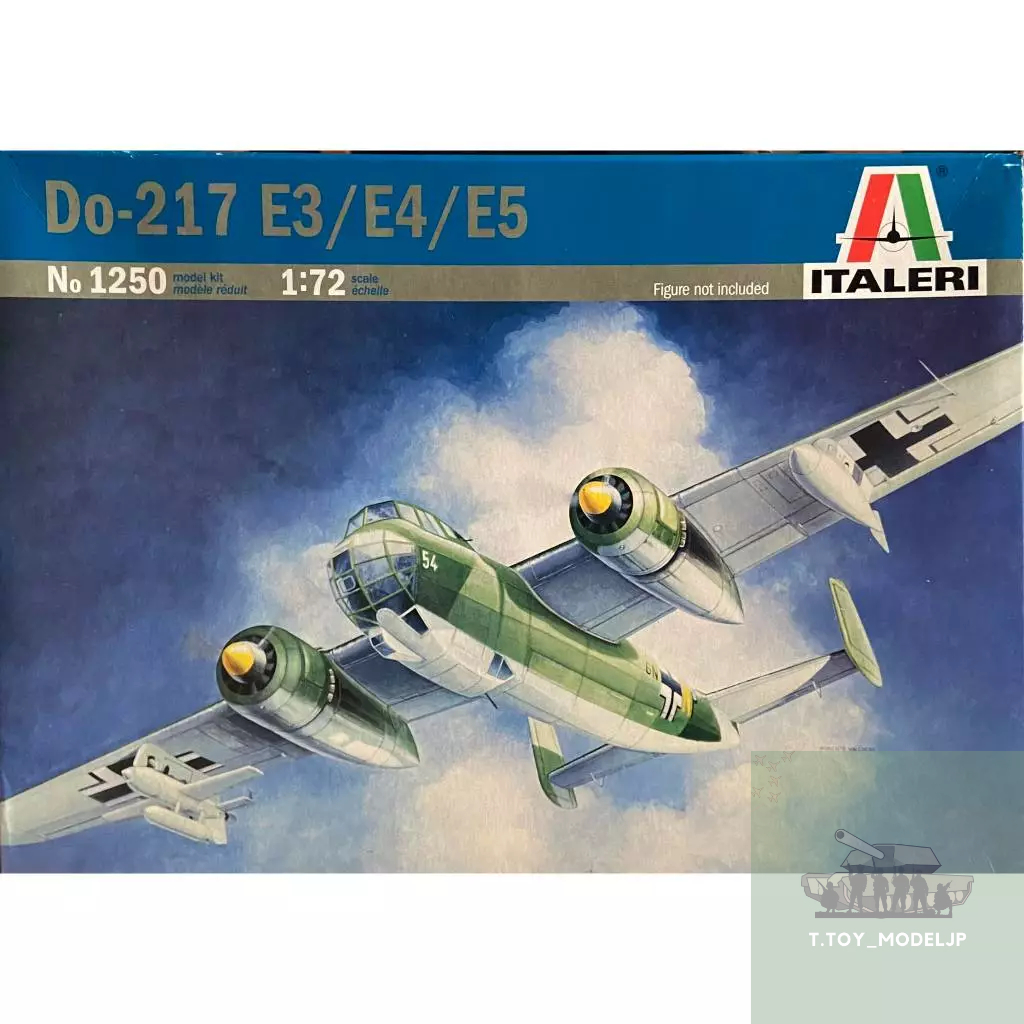 Italeri 1/72 Do-217 E3/E4/E5 No.1250 โมเดลเครื่องบินรบ เครื่องบินสงครามโลก โมเดลเครื่องบินประกอบ