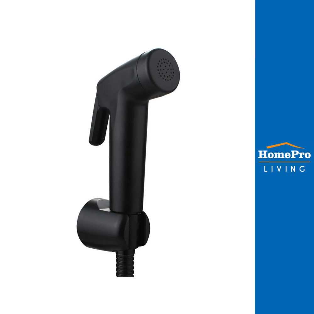 RASLAND สายฉีดชำระครบชุด RA BIDET-BLACK สีดำ จัดส่งโดย HomePro