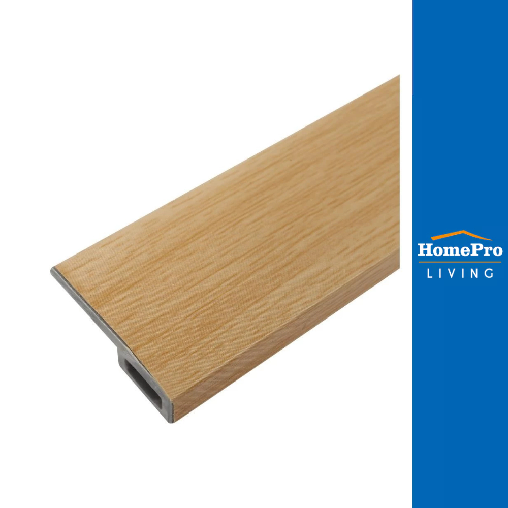 CROBERN ตัวจบขอบ PVC 2.5X240X0.6 ซม. สีบีช จัดส่งโดย HomePro