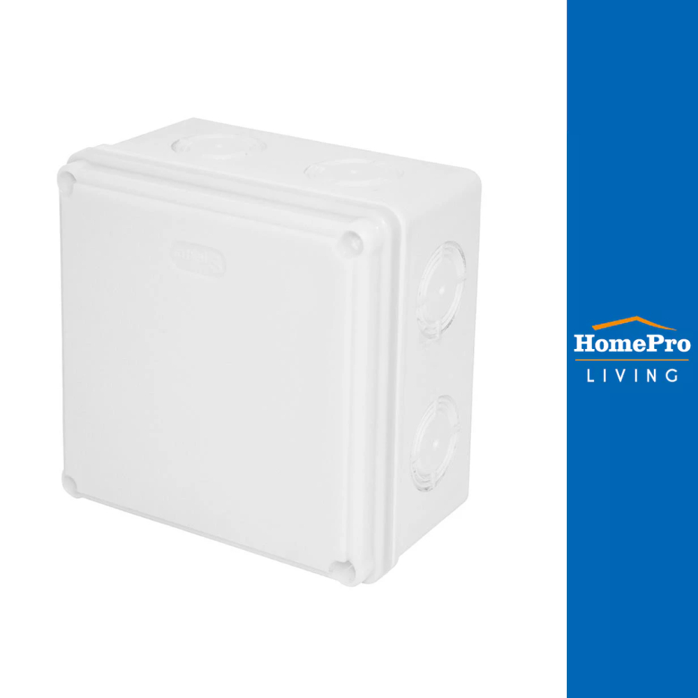 ELECKTA กล่องพลาสติกกันน้ำ 4×4 นิ้ว สีขาว จัดส่งโดย HomePro – โปรปัง