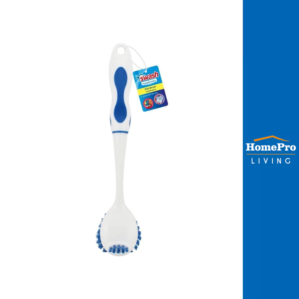 SWASH แปรงไนล่อนล้างกระทะ สีฟ้า จัดส่งโดย HomePro