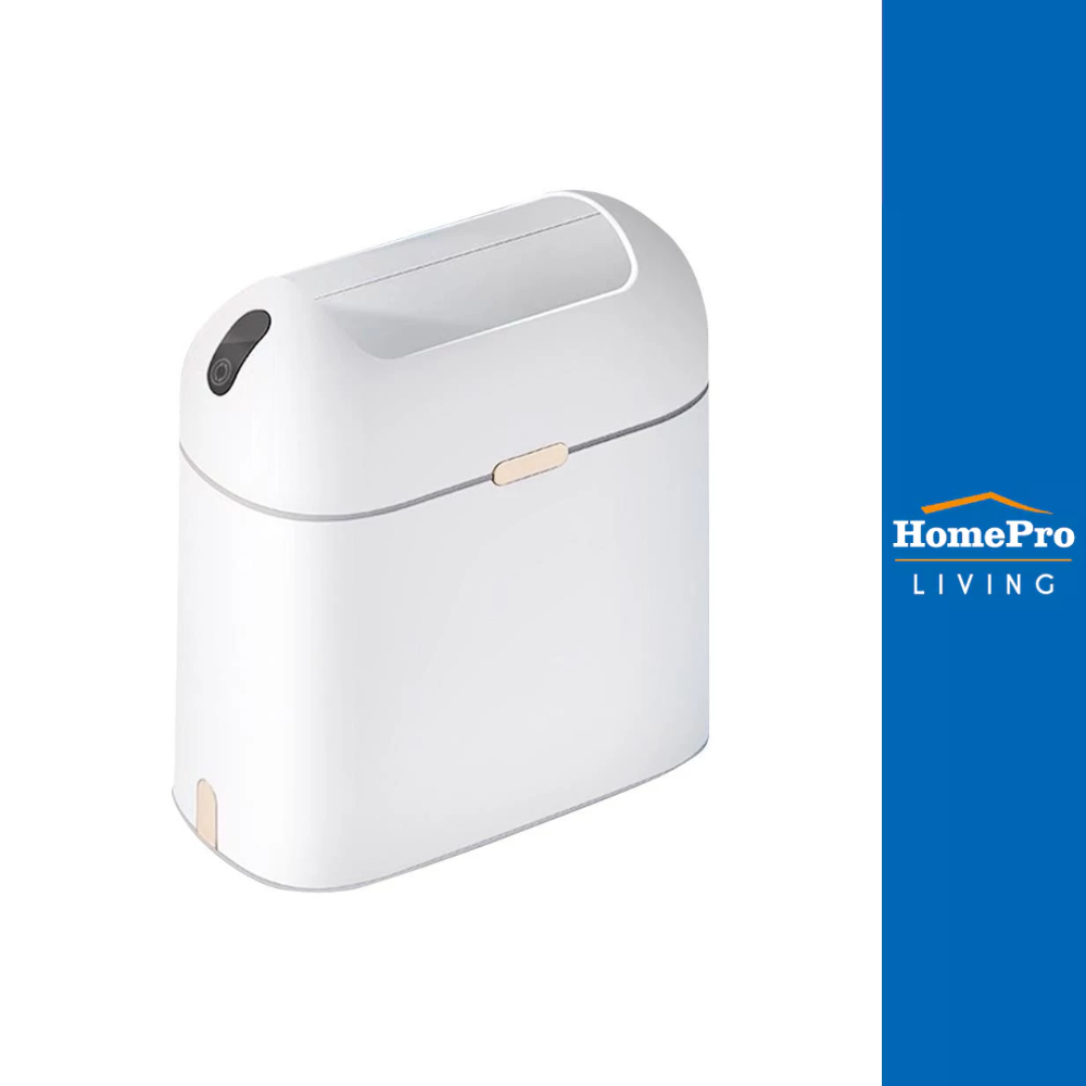 RIN ถังขยะอัจฉริยะ 9 ลิตร สีขาว จัดส่งโดย HomePro