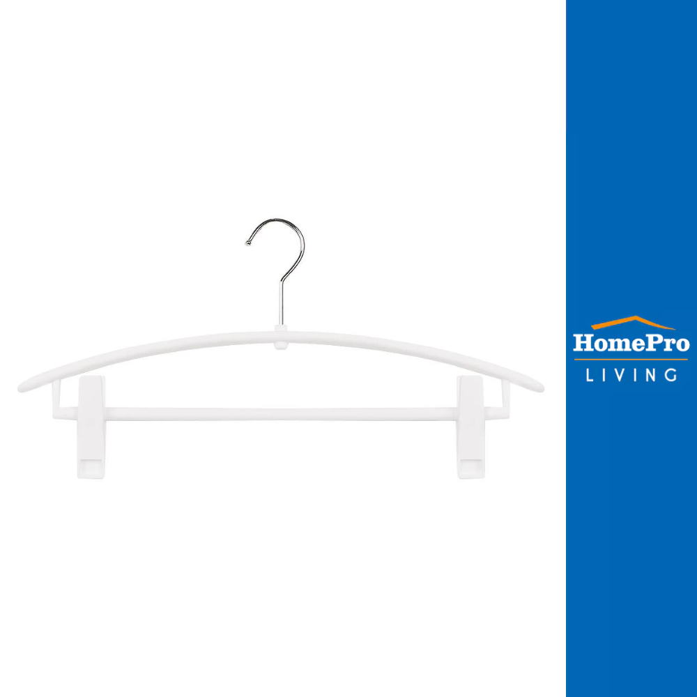 HomePro ไม้แขวนเสื้อหนีบ PLIM HHG003 สีขาว แบรนด์ PLIM