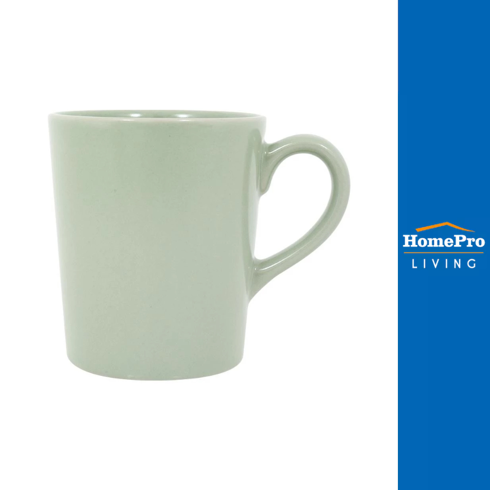 HomePro ถ้วยหูเซรามิก 300 มล. LANZO GREEN แบรนด์ KECH