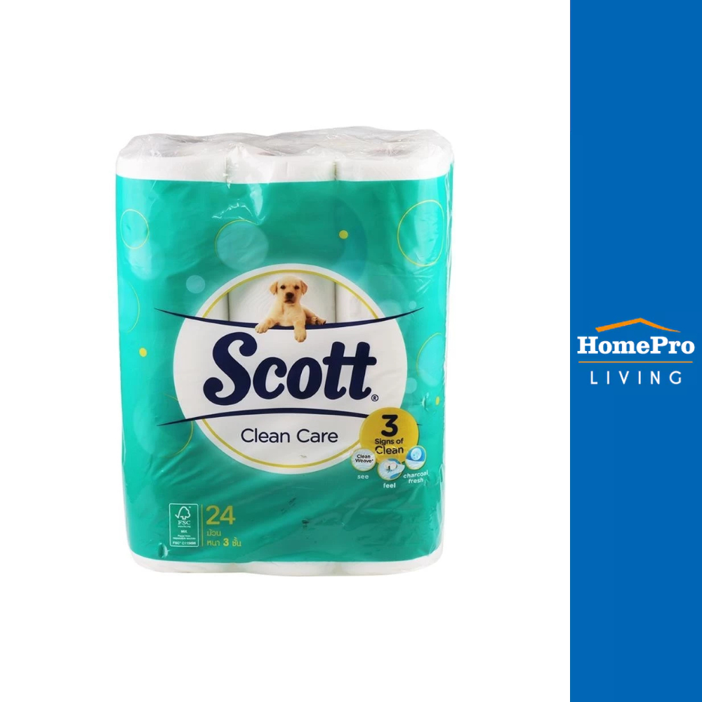 SCOTT กระดาษชำระ CLEAN CARE แพ็ค24