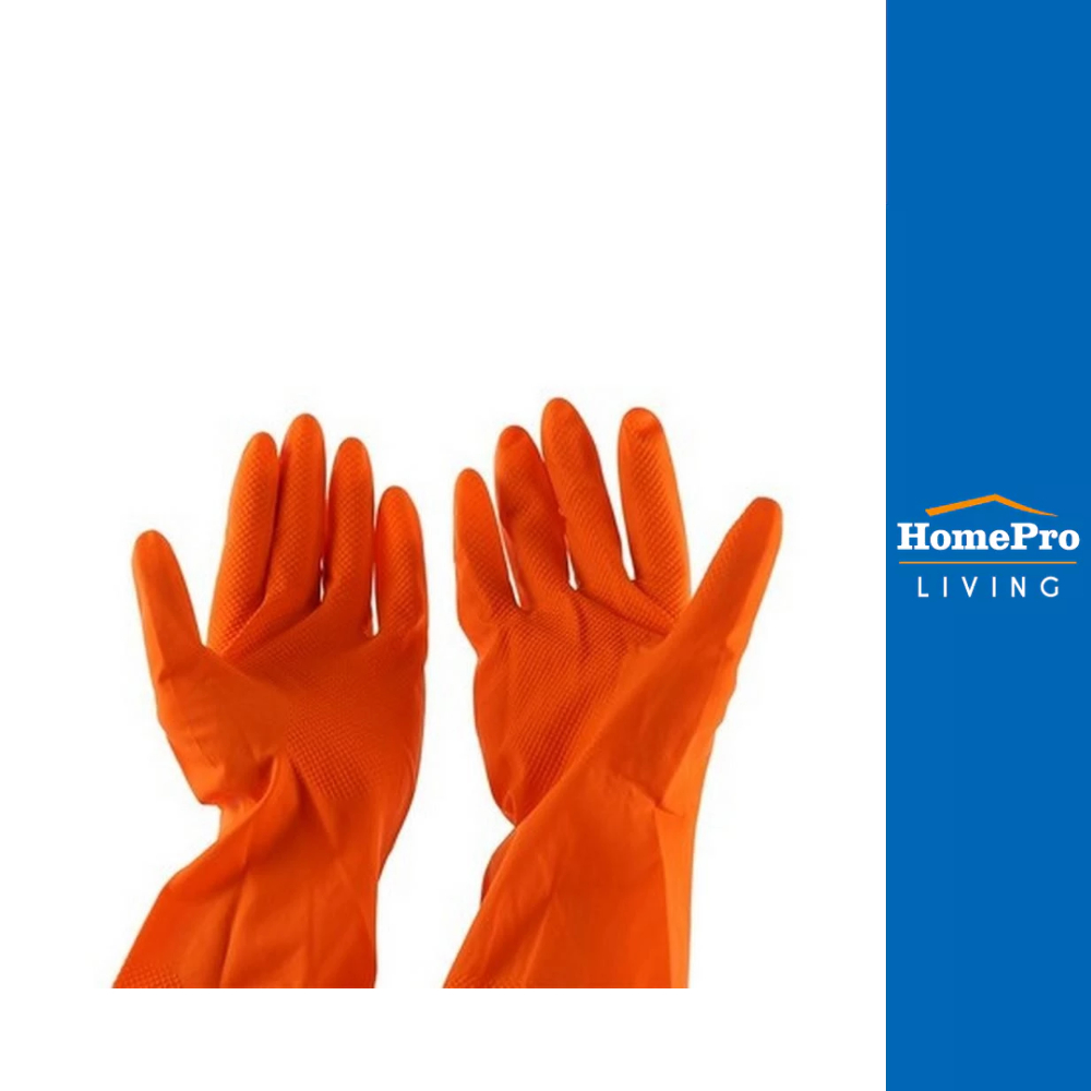 YULONG ถุงมือยาง สีส้ม จัดส่งโดย HomePro