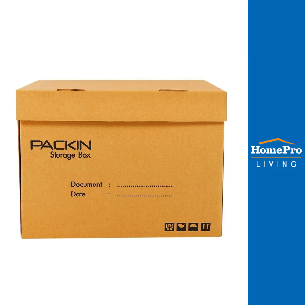 PACK IN กล่องเก็บเอกสาร 36.8X42.2X30.5 ซม. จัดส่งโดย HomePro