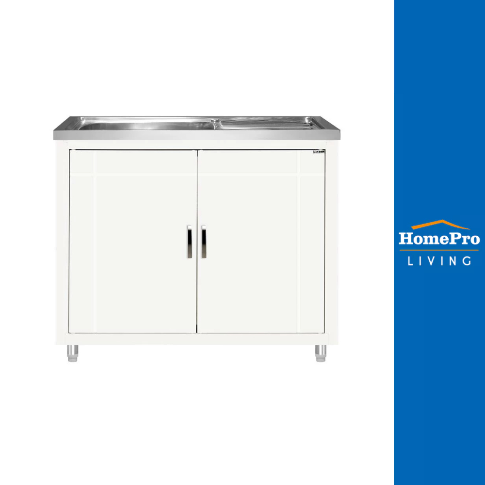 HomePro ตู้ตั้งพื้น CABIN PP G6 89X79 ซม. สีครีม แบรนด์ CABIN