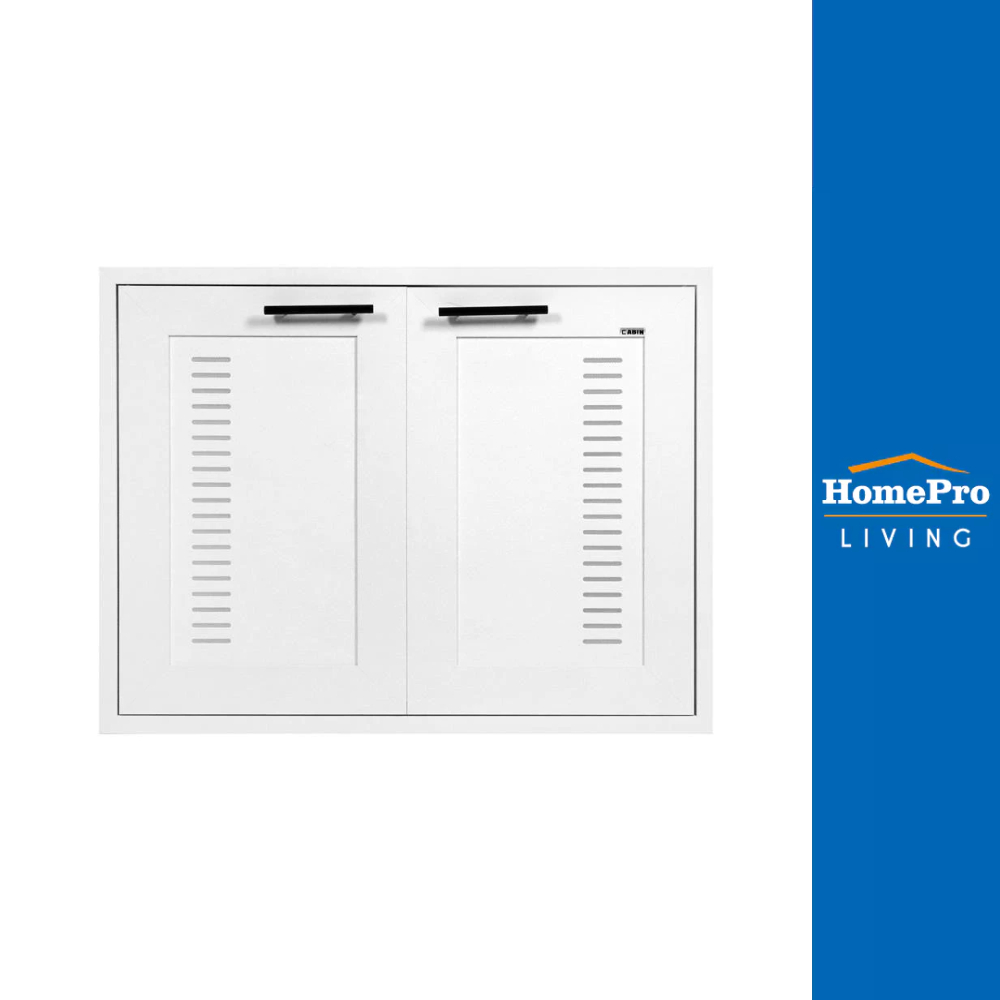 HomePro บานซิงค์คู่  ELMO 86.2x65.4 ซม. สีขาว แบรนด์ CABIN