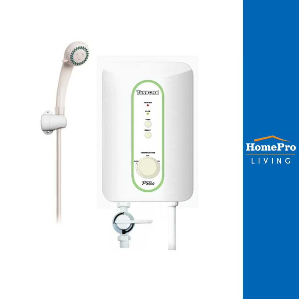 TURBORA เครื่องทำน้ำอุ่น P3500 3500 วัตต์ สีขาว จัดส่งโดย HomePro