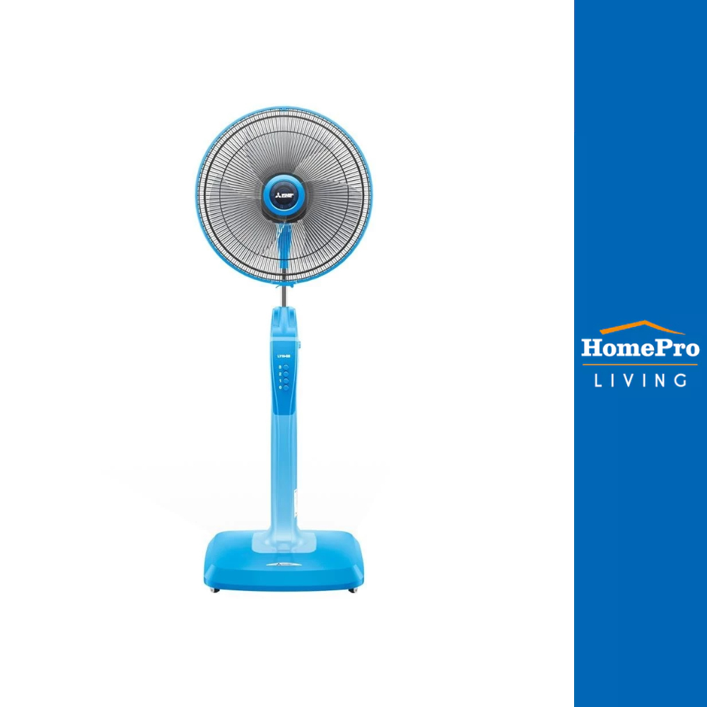 MITSUBISHI พัดลมตั้งพื้น 16 นิ้ว  LV16-GB CY-BL สีฟ้า