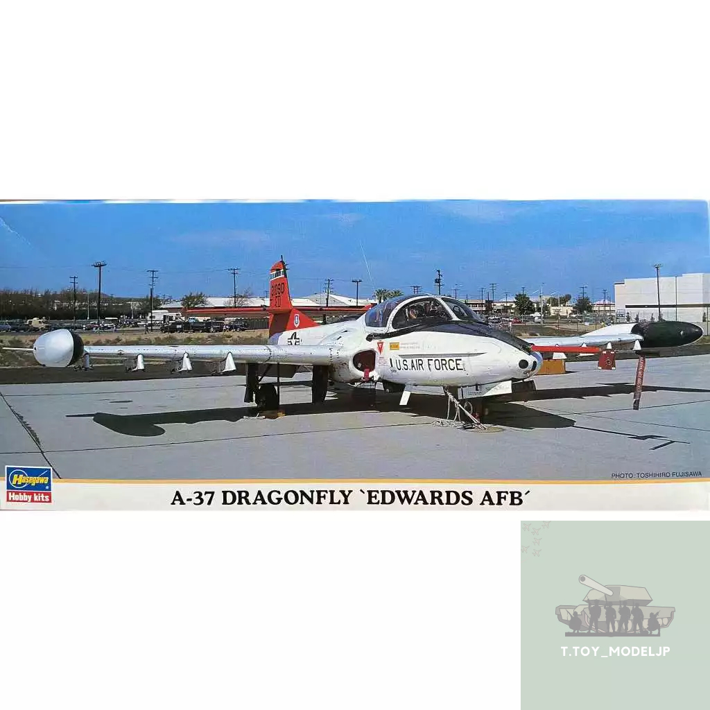 Hasegawa 1/72 A-37 Dragonfly Edwards AFB โมเดลเครื่องบินรบ เครื่องบินรบสงคราม เครื่องบินประกอบ