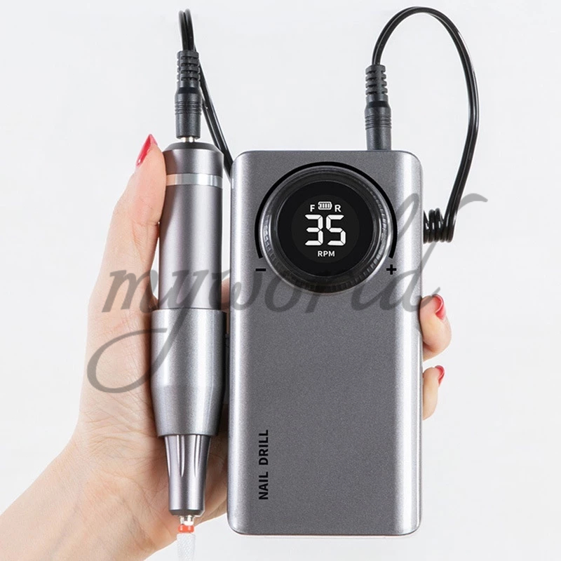‼️พร้อมส่ง เครื่องเจียรเล็บ ตะไบไฟฟ้า 35000 RPM เครื่องเจียเล็บ มีแบตเตอรี่ในตัว อุปกรณ์ทำเล็บ