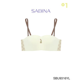 Sabina เสื้อชั้นใน Body Bra (เกาะอก)(ไม่มีโครง) รุ่น Pretty Perfect รหัส SBU9316YL สีเหลืองอ่อน