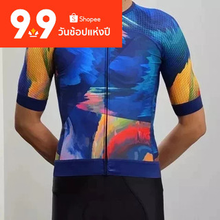 เสื้อจักรยาน / MALT Cycling Jersey : Pro+ ( Blue art ) JP-01-MEN