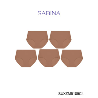 Sabina กางเกงชั้นใน (Set 5 ชิ้น) รุ่น Panty Zone รหัส SUXZM5109C4 สีเนื้อแทน