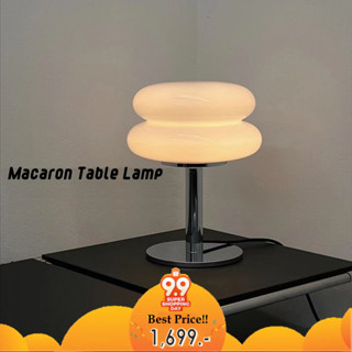 Macaron 🥯Table Lamp โคมไฟแก้ว โคมไฟตั้งโต๊ะ โคมไฟตกแต่งห้อง เพิ่มความสวยงาม *สินค้าพรีออร์เดอร์*