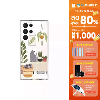 HI-SHIELD Stylish เคสใสกันกระแทก Samsung S22ultra รุ่น Cat1