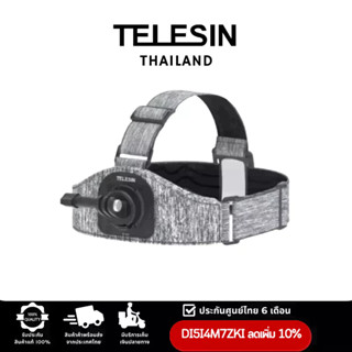 Telesin Head strap install camera both on the front and the back side สำหรับGOPROทุกรุ่น,DJI Action4/3