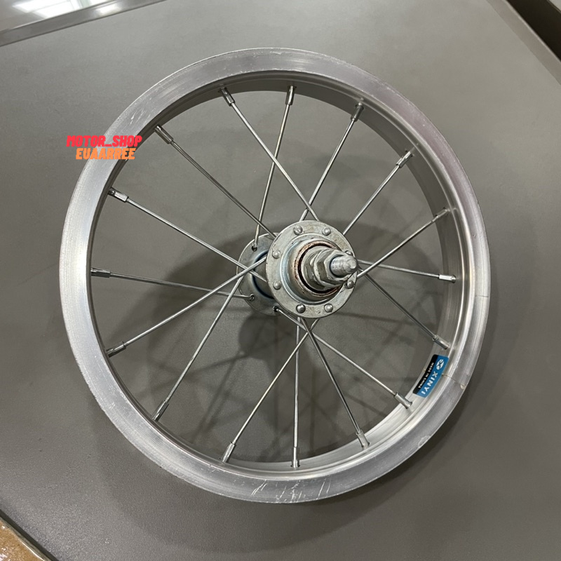 ล้อจักรยานใส่ซี่ลวดประกอบเสร็จ ขนาด 12 X 1.75 (วัดรวมยางนอก) (1ชุด)