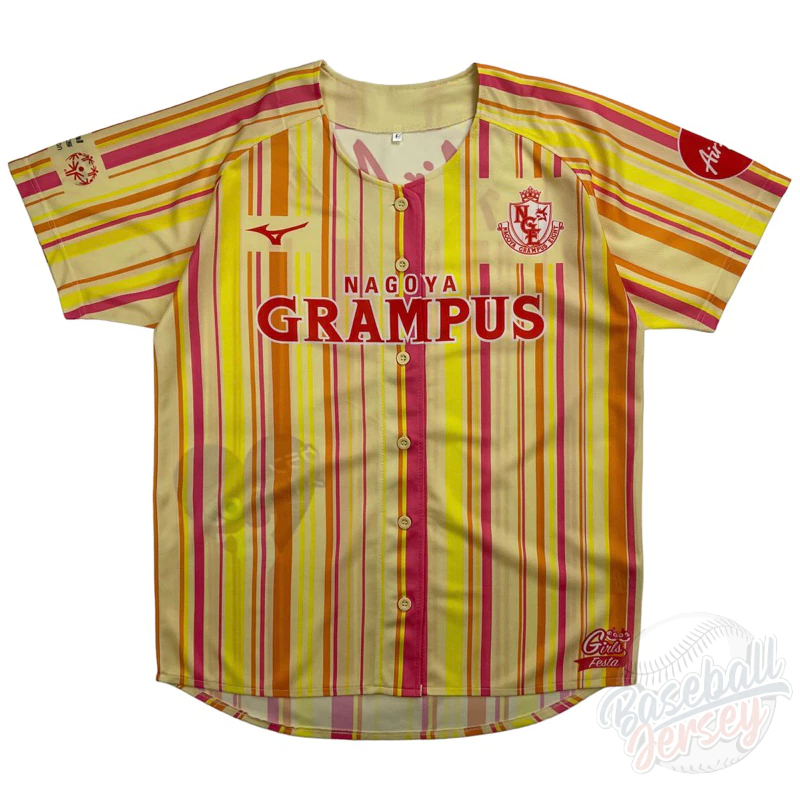 เสื้อเบสบอล Nagoya Grampus Mizuno Size L