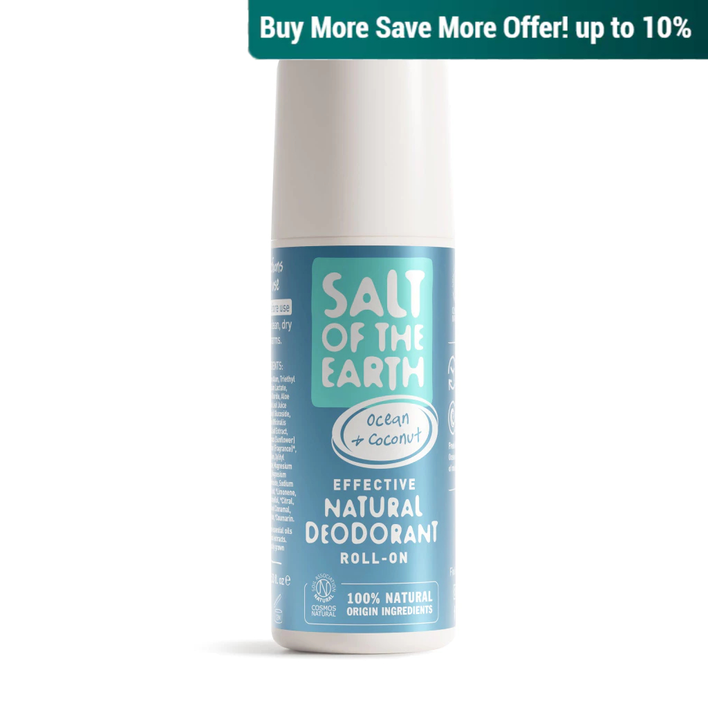 Salt of the Earth, Ocean & Coconut Natural Roll-On Deodorant 75ml