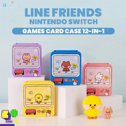 Nintendo Switch™ Games Card Case 12 [LINE Friends] (By ClaSsIC GaME)