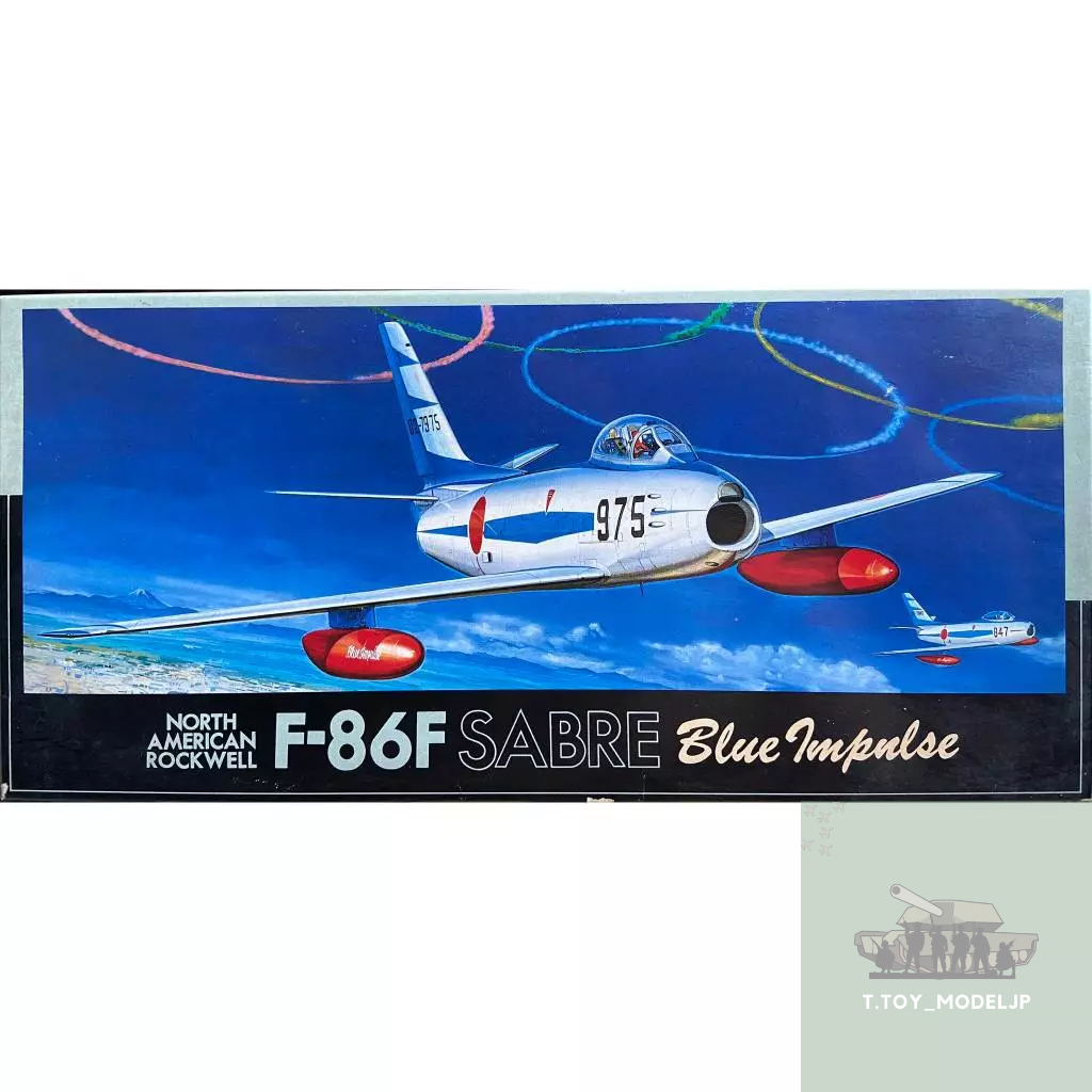 Fujimi 1/72 F-86F Sabre Blue Impulse North American Rockwell โมเดลเครื่องบินรบ เครื่องบินรบ เครื่องบ