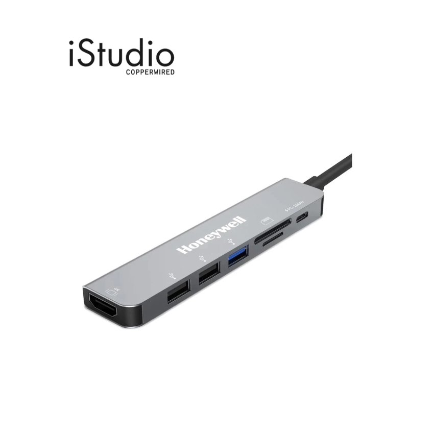 HONEYWELL อุปกรณ์เชื่อมต่อ Honeywell Type C Docking Station - 7 in 1 I iStudio by copperwired