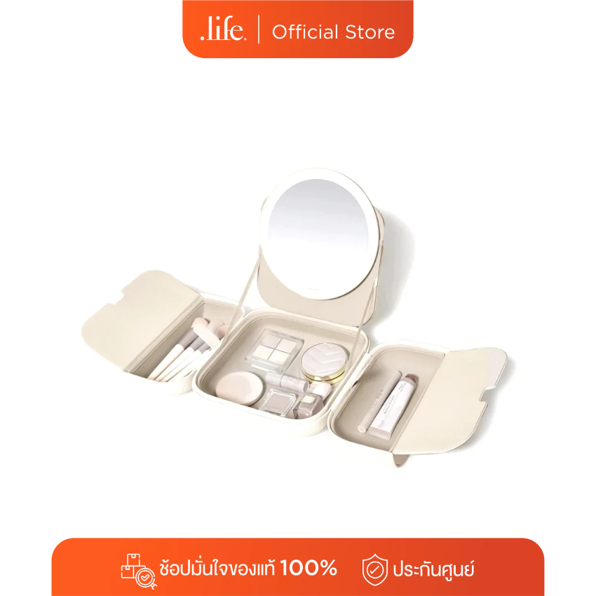 AMIRO Cube S Magnetic Bag Mirror AML115 - White By Dotlife