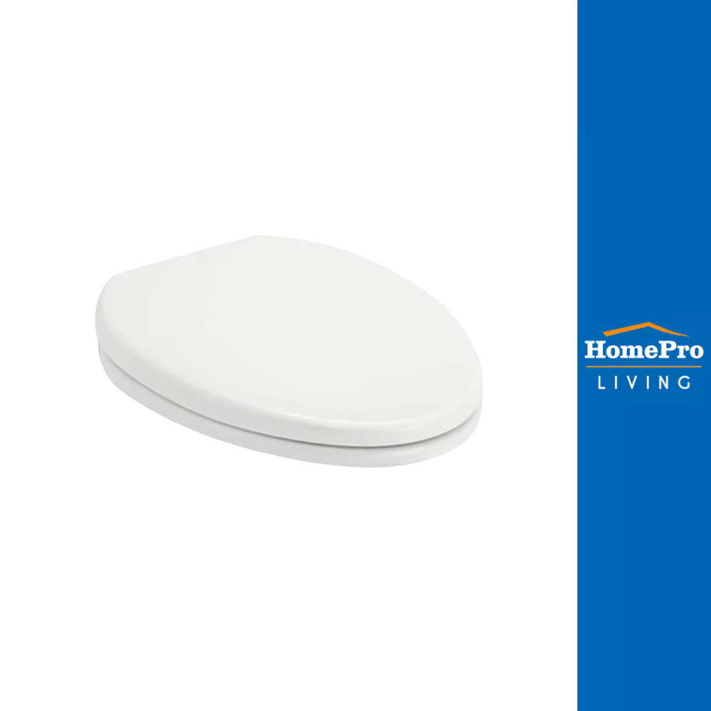 COTTO ฝารองนั่งพลาสติก C900561 ทรงกลม สีขาว