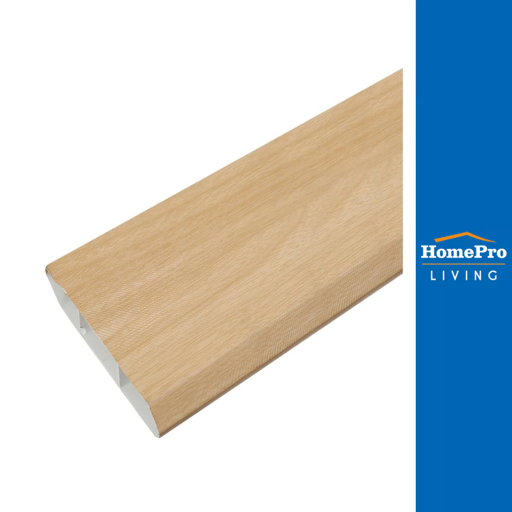 HOFFEN บัวพื้น UPVC 9.8X240X2 ซม. สีเมเปิ้ล