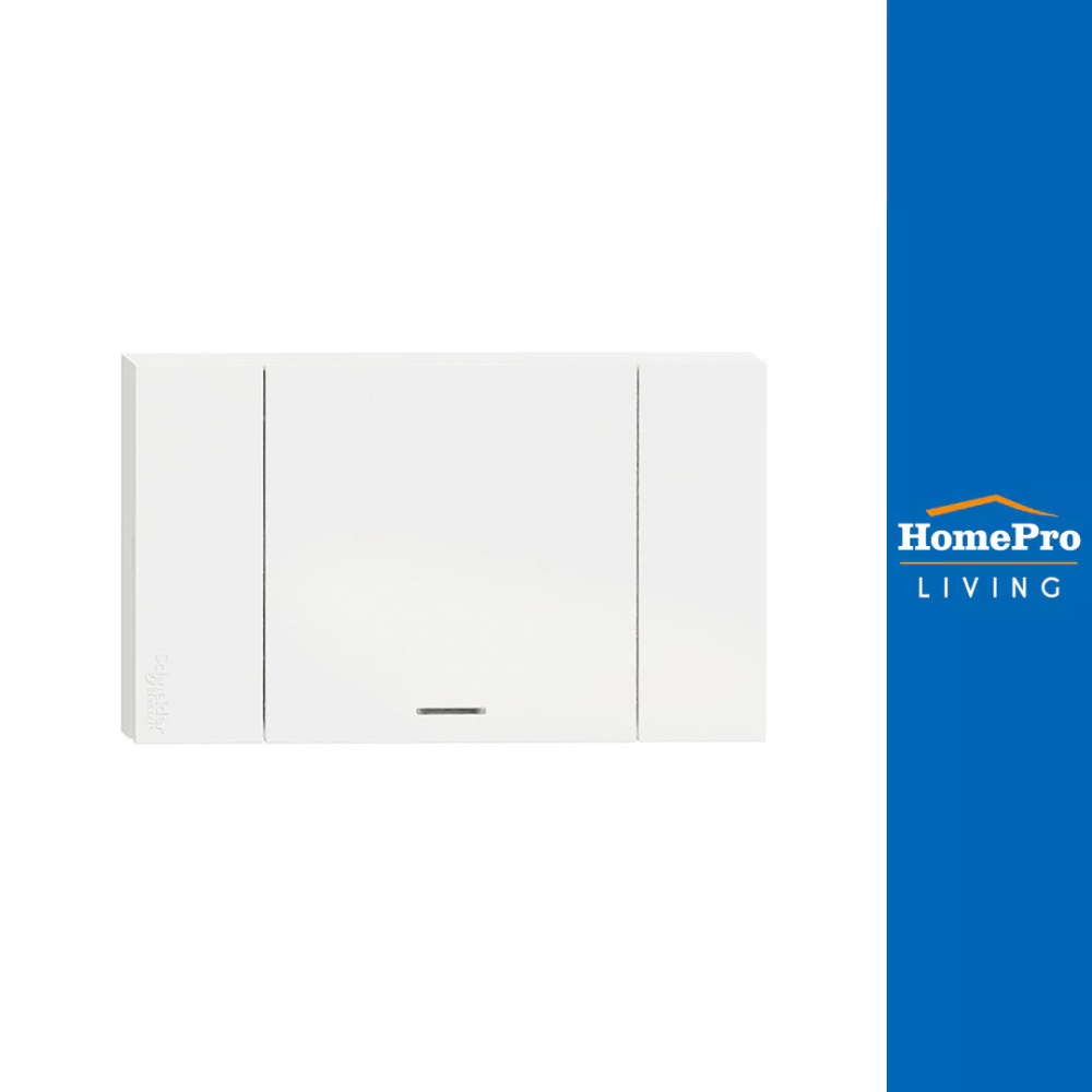 SCHNEIDER ชุดสวิตช์ทางเดียว 1 ช่อง A7031F_WH สีขาว จัดส่งโดย HomePro